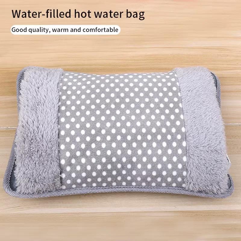 Winter Charging Electric Hot Water Bag – Double Insert Dot Pattern, Rechargeable Hand Warmer, Special for Warmth(EU 220V 500W)