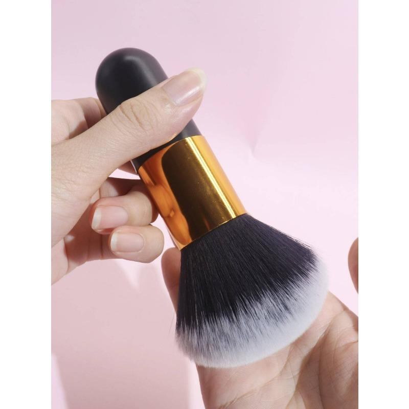 1pc Large Loose Powder Brush Multifunctional Makeup Tool Portable Foundation Brush For Setting Or Dusting Powder Nail Art,Blush Brush,Contour Brush
