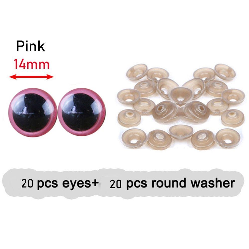 High Quality Stuffed Toys Parts Plastic Safety Eyes Crafts Bear Animal Accessories Puppet Crystal Eye Dolls DIY Tools