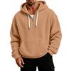 Men's Casual Hooded Jacket Long Sleeve with Warm for Everyday Wear