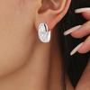 Black Awn Black Jewelry Drop Earrings for Women Hoop Ear Gift Earring