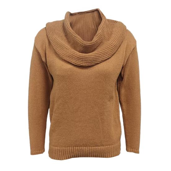 Pulover Dama Guler Leagăn Mânecă Lungă Culoare Solidă Jumper Topuri Croială Slim Moale Respirabil Iarnă Stratificare Topuri Tricotate Casual