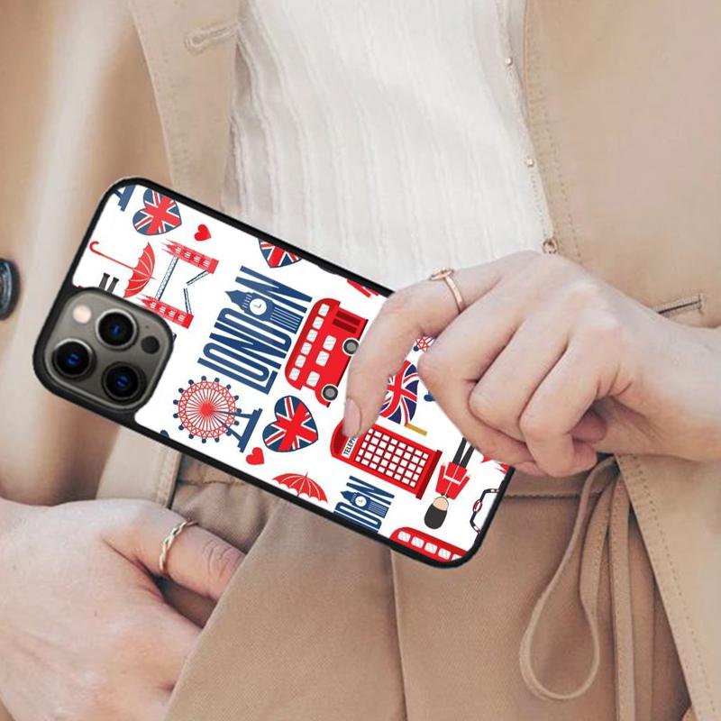 London Red Bus Big Ben Magnetic Phone Case For APPLE iPhone 17 Air 16 14 13 12 Pro Max 15 Plus Wireless Charge MagSafe Cover
