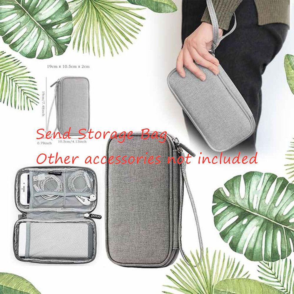 

Travel Easy Carrying Cellphone Data Cable Organizer Storage Bag Power Bank Case Charger
