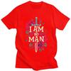 I Am No Man T Shirt for Men Funny Joke Sarcastic Quotes Tshirt Fashion Summer Style Short Sleeve Tee Shirt Clothing