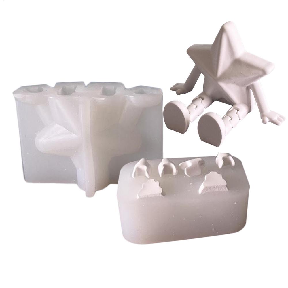 Christmas Resin Molds Scented Candle Molds Seasonal Holiday Epoxy Casting Home Decor Craft Moulds For Polymer Art Craft Soap