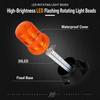 30 LED Strobe Warning Lamp Top Mount Emergency Signal Light Low Power LED Warning Light  School Bus