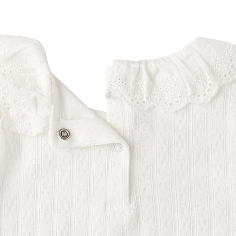 Mink Mui Lace Frill Collar T shirT 36115 330 03