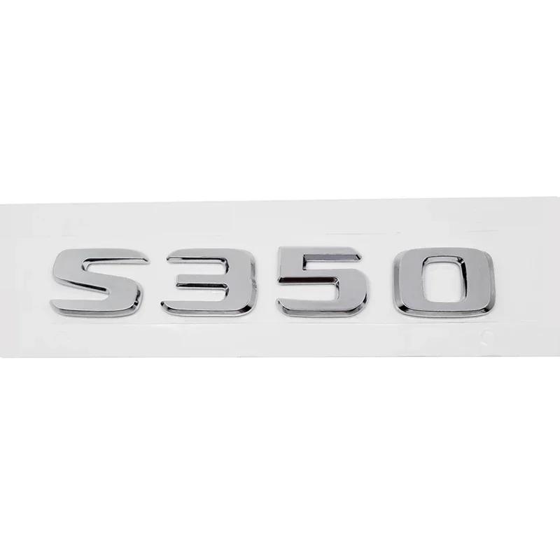 

ABS Car Stickers Tail Box Letters Emblem Rear Trunk Badge Decals for Mercedes Benz S55 S63 S200 S220 S250 S260 S300 S320 S350