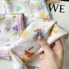 Fresh And Sweet Flower Silk Scarf Square Scarf Women'S Literary And Decorative Headscarf Square Scarf High-End Silk Scarf Thin