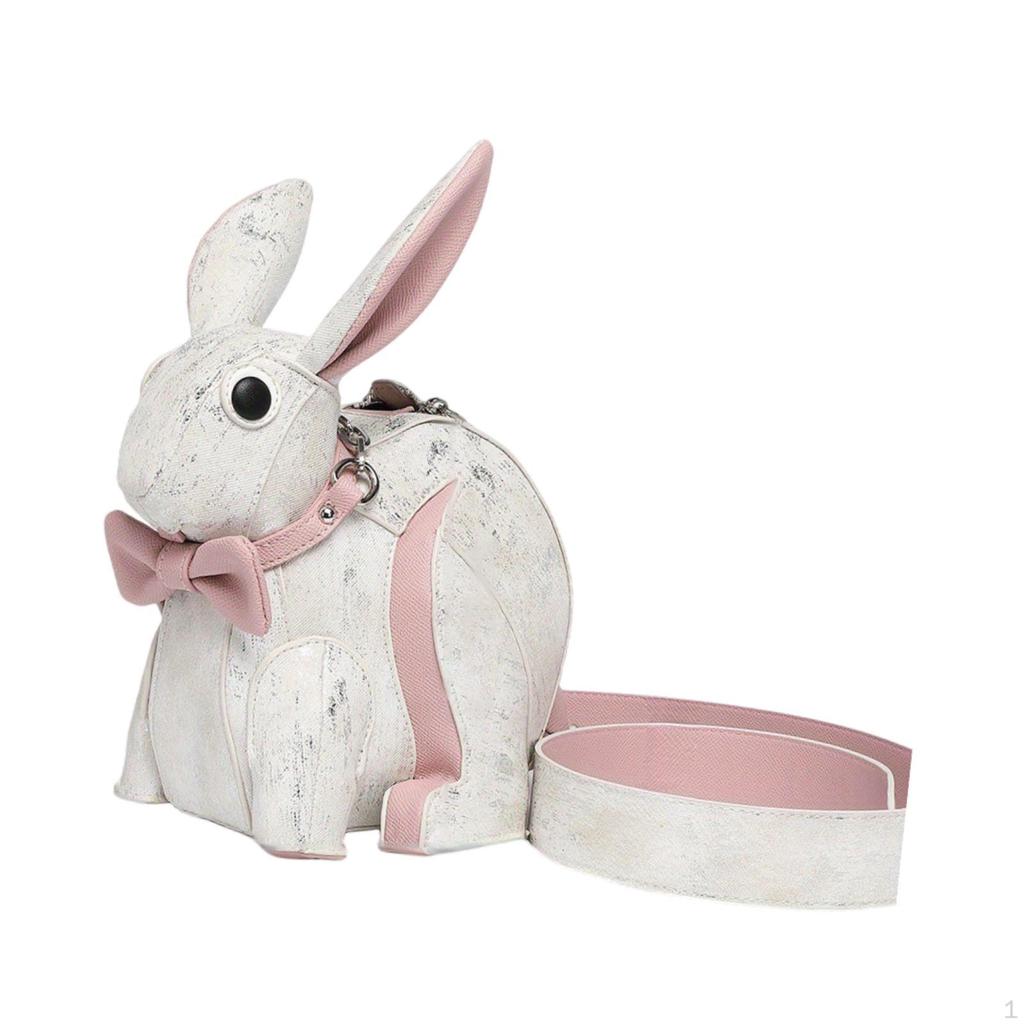 Little Rabbit Doll Shoulder Bag Creative Pouch for Vacation Autumn Party Spring