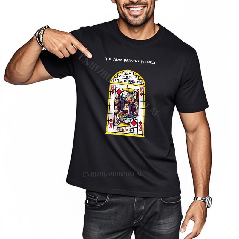 Men tshirt Graphic Cotton Tshirt Stained Glass Window Design Breathable Round Neck Tee Fashionable Summer Trendy Tshirt