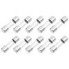 MECCANIXITY 10 Pcs Fast Blow Glass Fuse 5A 125V 5x20mm Glass Tube Fuses Fast-Acting Fuses for PCB Board Electronic Devices Home Appliances Light