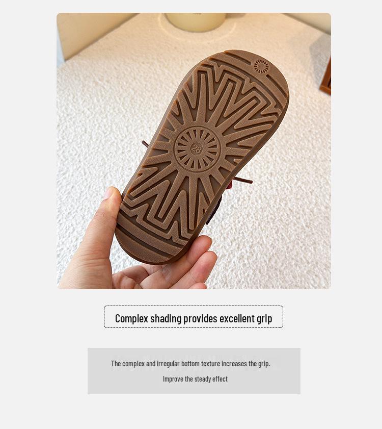 2025 Winter Kids' German Sports Shoes - Girls' & Boys' Velvet-Lined Non-Slip Soft Sole Forrest Gump Shoes