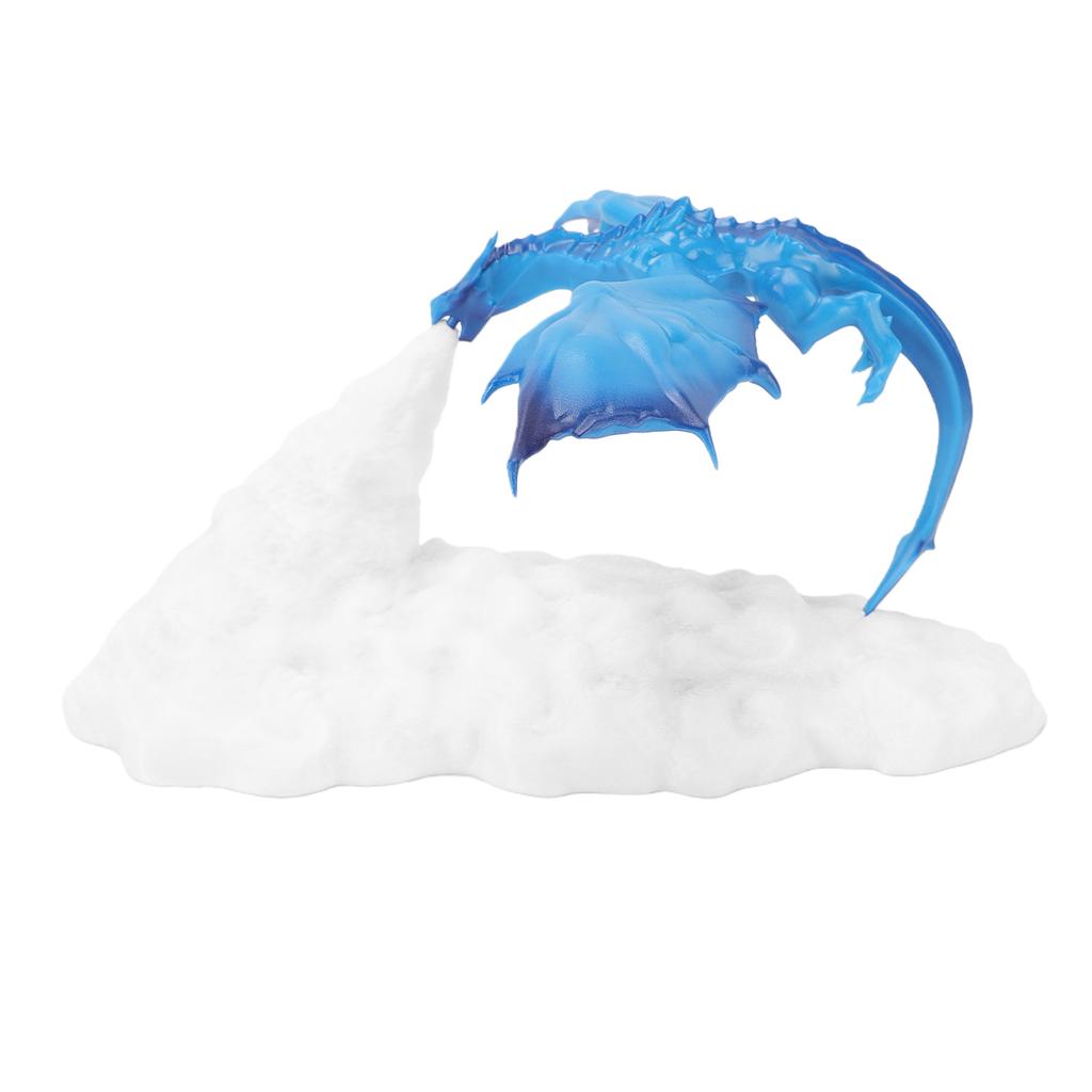 3D Printed Blue Ice Dragon Lamp Novel Creative Battery Operated Desk Lamp Decor Breathing Night Light Ornament for