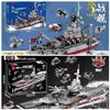 Educational Building Blocks Set: Aircraft Carrier & Cruiser Toys for Kids