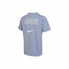 Nike Logo Printed Crew Neck Short Sleeve T-Shirt for Men Blue
