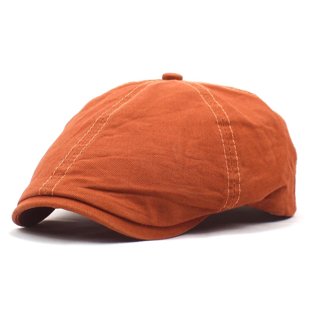 New solid color beret men's and women's fashion forward hat cotton cap summer visor