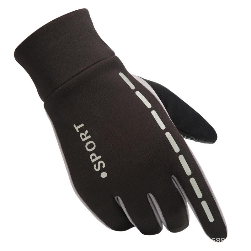 Gloves men's and women's velvet warm and non-slip