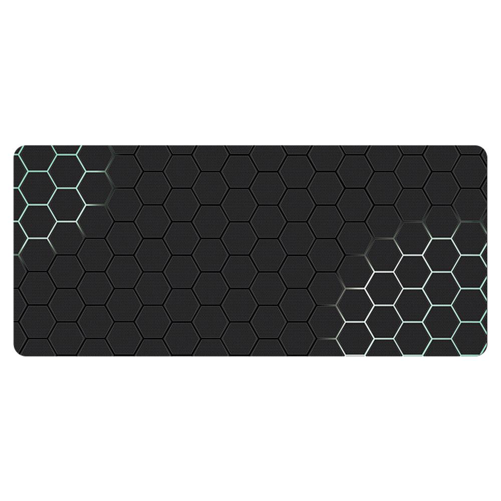 300x800x3mm Honeycomb Pattern Gaming Mouse Pad Rubber Anti-skid Desktop Mat