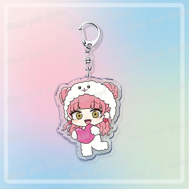 

Cute Cartoon Anime Keychain Accessories Bag Miyu Manga Keyrings Jewelry Fans Friends Gifts