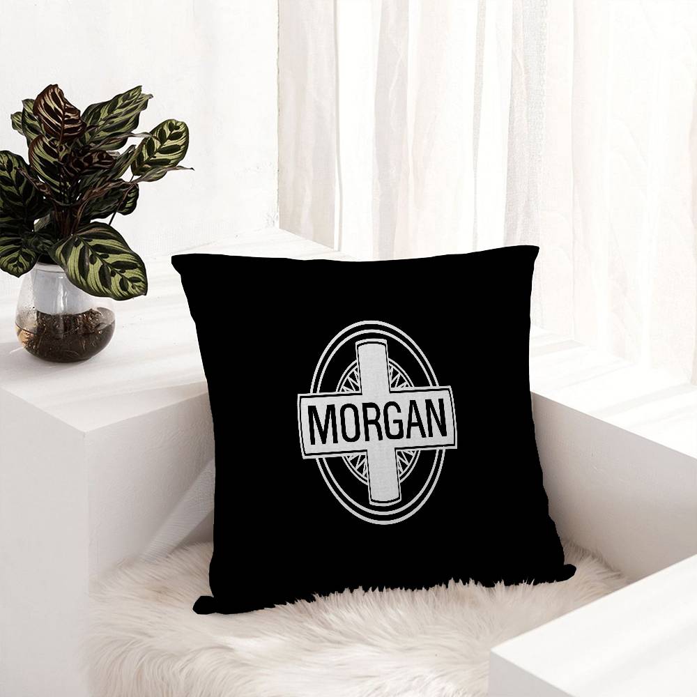 

M-Morgan M-Motor Car logo Maple Design Cushion Cover Happy Autumn Harvest decor Holiday Decorati Pillow Cover 30cmx30cm
