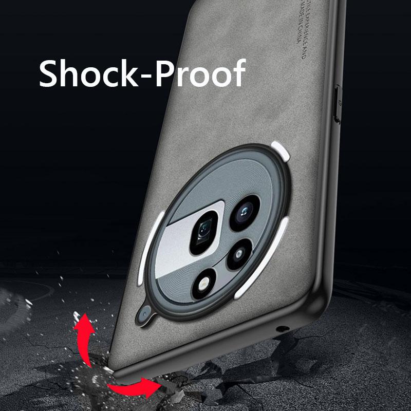 Retro Leather Skin Feel Case For Nothing Phone 3A Pro NothingPhone3APro G Shockproof Matte Silicone Soft Case Cover