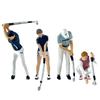Golf Player Figure Model 1:64 Scale Hand Painted Miniature Figure for Miniature Scene Dioramas Props,Model Car Display