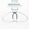 2023 Ultra-Lightweight Screwless Steel Square Myopia Glasses for Small Faces