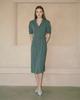 Oqual Belted Sailor Dress