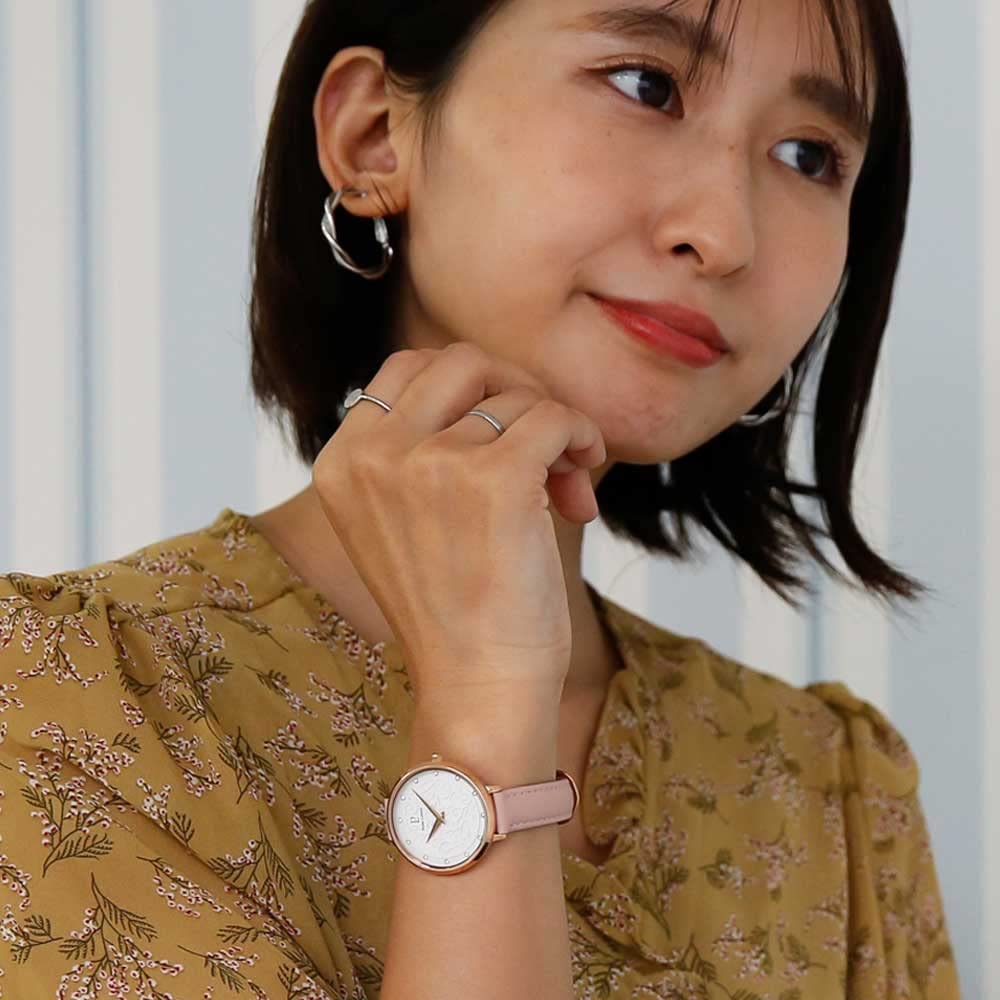 Pierre Lannier Eolia Collection Leather Strap Watch P039L905 Pink [Pierre Lannier] Women's [Official Import]