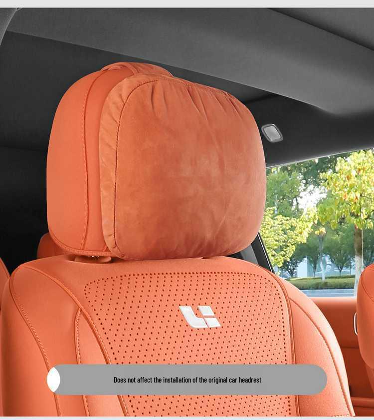 Ideal L7 Universal Suede Car Seat Cushion for Five-Seater - Four Seasons Half Surround Saddle Pad