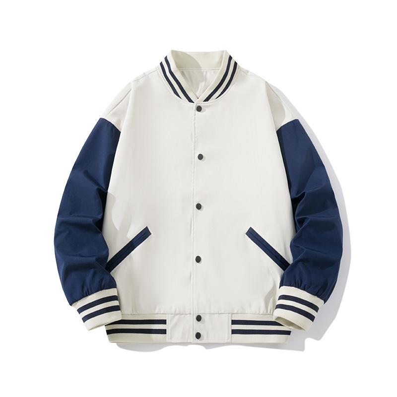 

Весенне-осенний кардиган, бейсбольная форма, свободная куртка для пары, спортивная повседневная куртка, универсальный мужской жакет, топ M