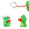 2pcs Stress Frog Toys Tongue Sticking Out Novelty Relief Squeeze Dinosaur Toy Sensory Toy Gift for Kids Adult Party
