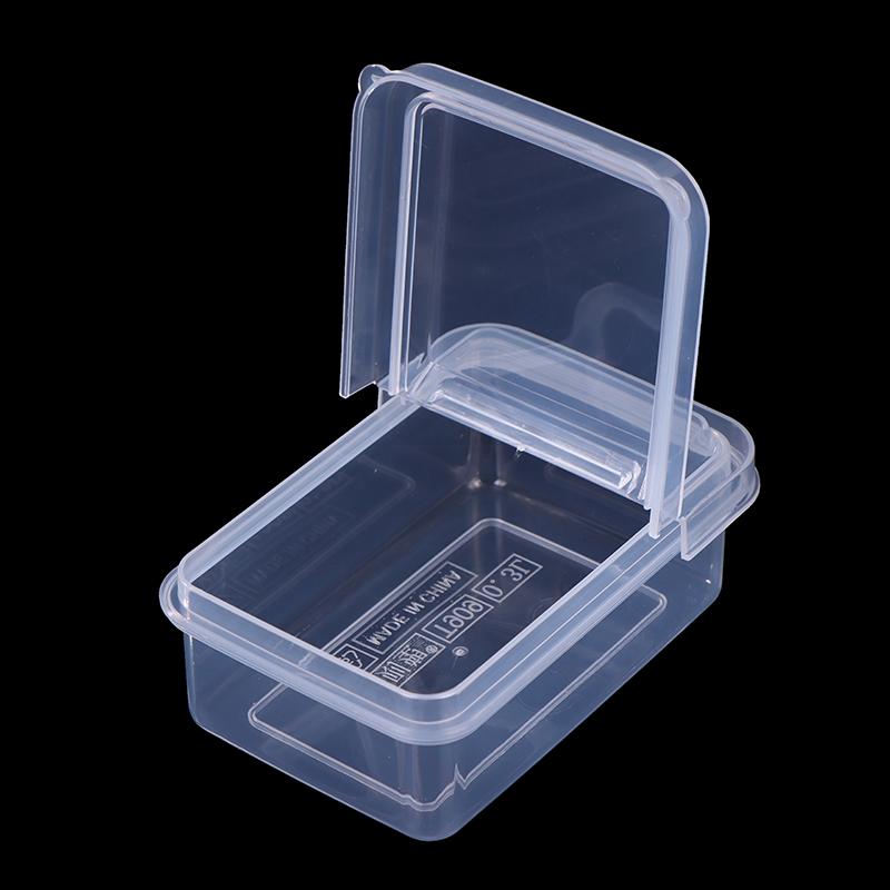 Ins Transparent Flip Cover Storage Box Large Capacity Dustproof Box Gukaka Card Organizing Multifunctional Box