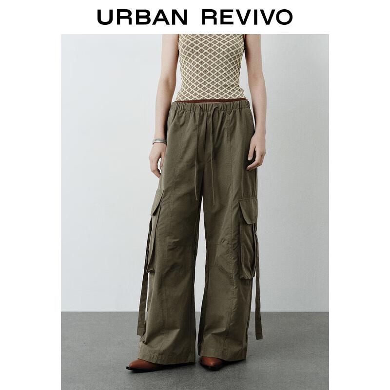 

UR 2025 Autumn Women s Trendy Cargo Wide-Leg Pants