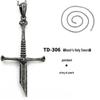 Chiba Retro "Lord of the Rings" Aragorn Náhil Holy Sword Broken Necklace Thai Silver Pendant