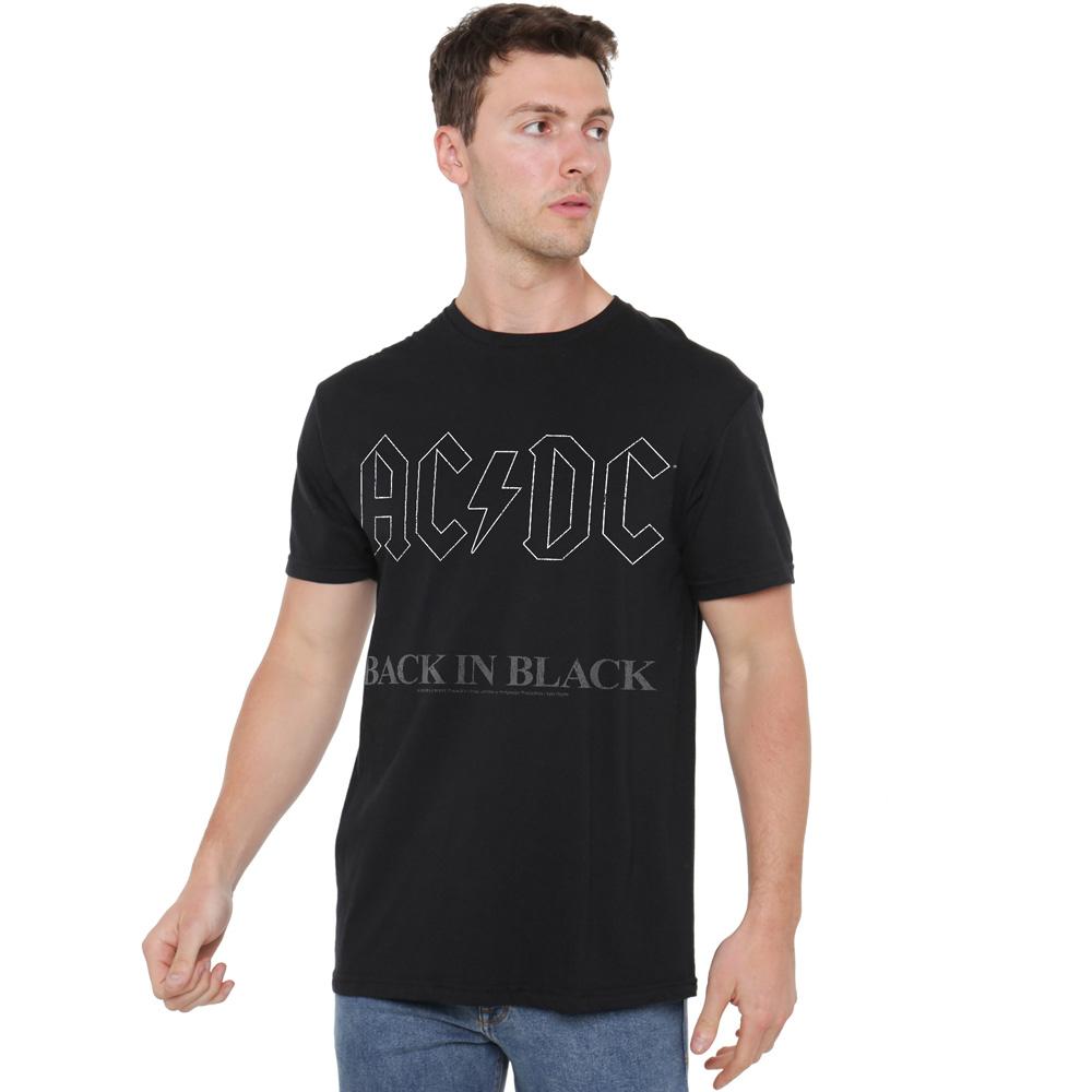 AC/DC Mens Back In Black T-Shirt