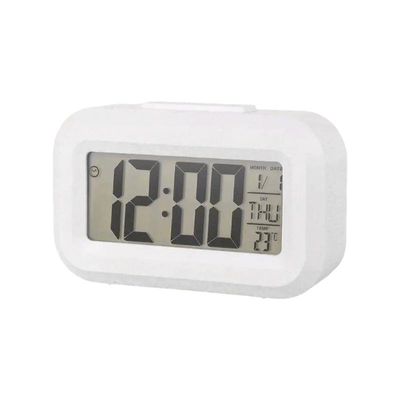 

Multifunctional Electronic Table Clock with Large LED Display Temperature and Date Backlights Features белый