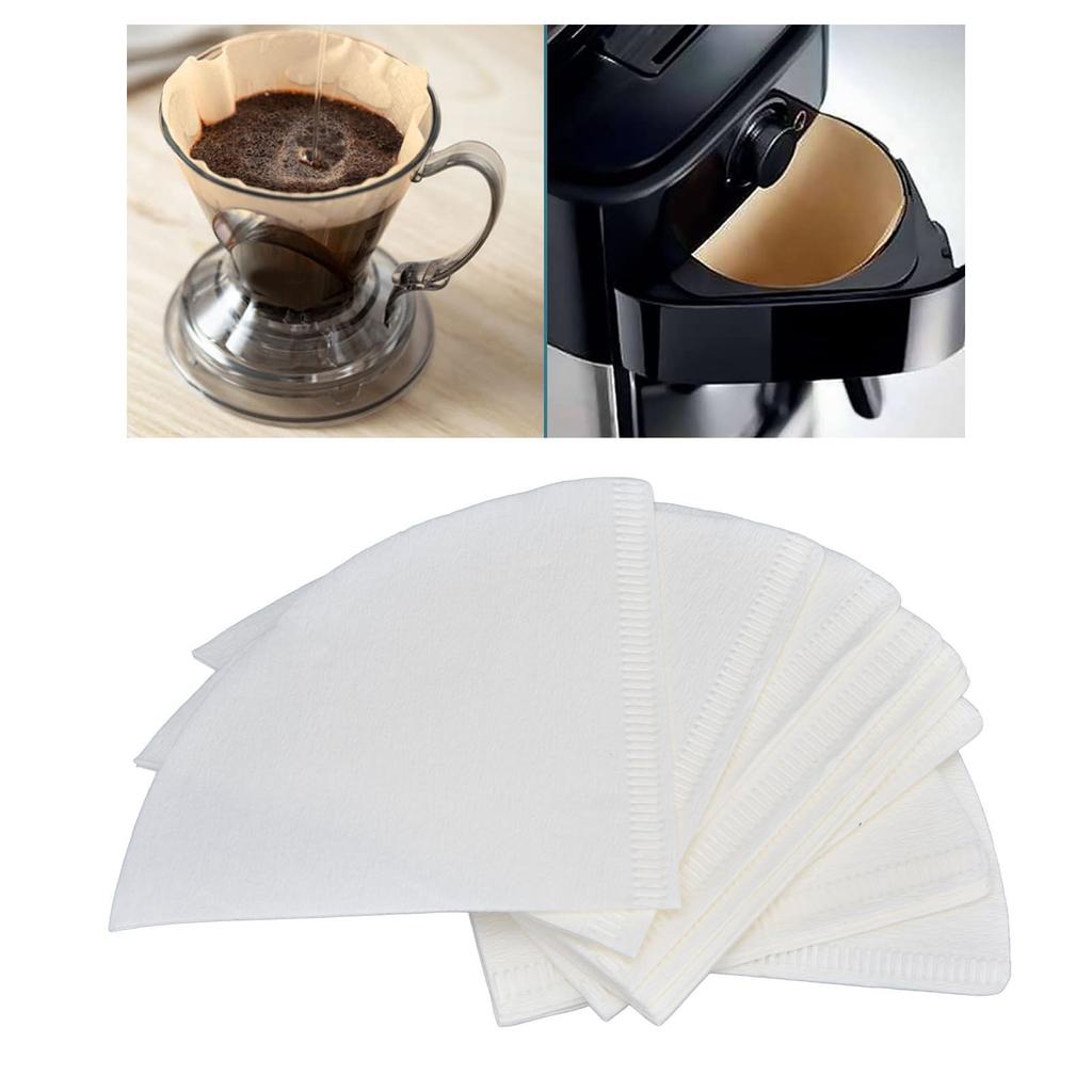 40PcsCelsiusBag Coffee Filter Paper Unbleached Disposable Wood Pulp Paper Cone Shape for Drip Coffee Maker