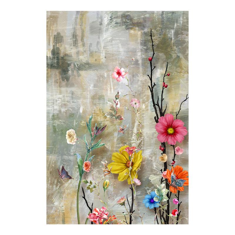 Abstract Art Colorful Flower Canvas Painting Wall Art Spring Tree Floral Posters Prints for Living Room Bedroom Home Decor