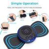1PC LCD Display Neck Massage Electric Massager Mini Cervical Back Patch Stimulator Massager Mat Portable Gel Pad Stickers Slim