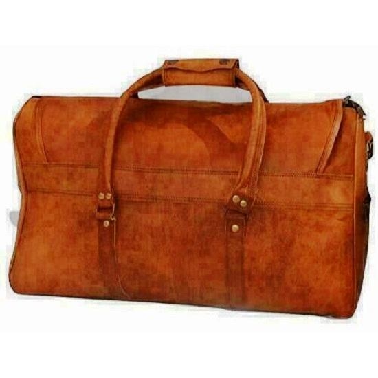 

Мужская БОЛЬШАЯ винтажная дорожная сумка из натуральной кожи коричневая спортивная сумка выходного дня для спортзала 24 x 10 x 9 in коричневый