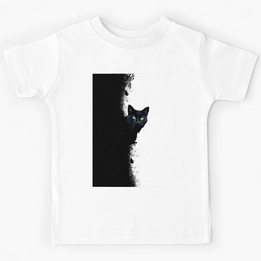 Black Cat Kids T-Shirt 160