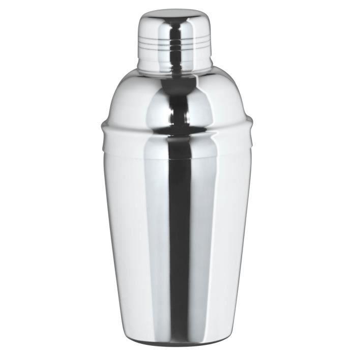 Set shaker à cocktail - SHAKER EN ACIER INOXYDABLE - Inox - Durable - 1 shaker, 1 passoire, 1 doseur