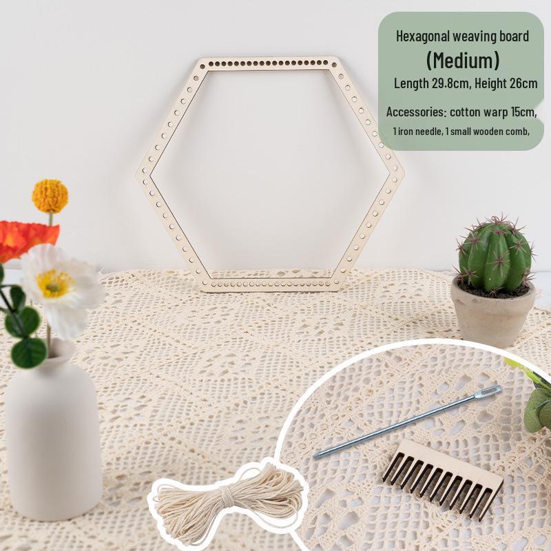 Children's Art Area Wool Knitting Board - DIY Weaving Material Kit for Kindergarten & Large Class Teaching