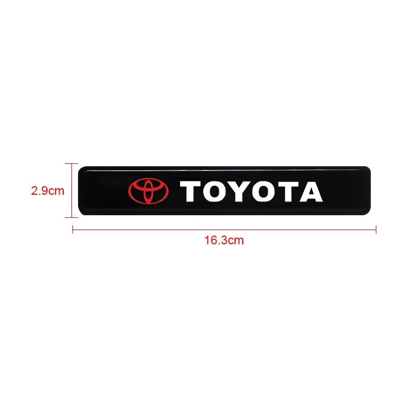 1pcs LED Car Door Welcome Light Car Logo Projector Car Badge for Toyota TRD Camry Highlander Land Cruiser Prado Avalon Reiz Rav4