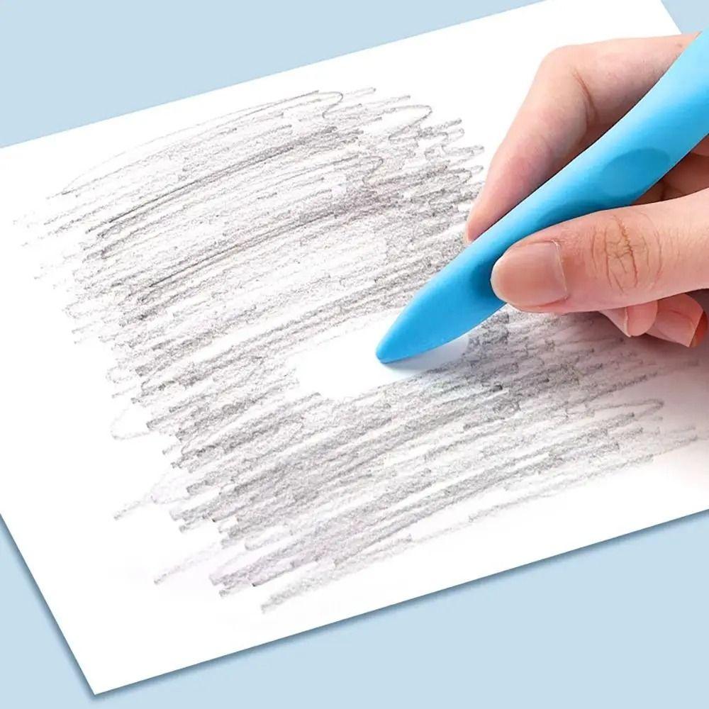 3PCS/Box Posture Correction Hole Eraser Large Size Traceless Eraser Wiping Tools Pencil Eraser Kids