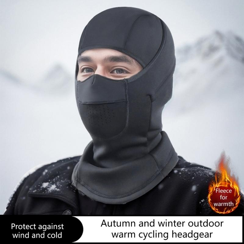 Wiatroodporna Maska na Twarz Oddychająca Osłona Twarzy Zimowy Ocieplacz na Szyję Wiatroodporny