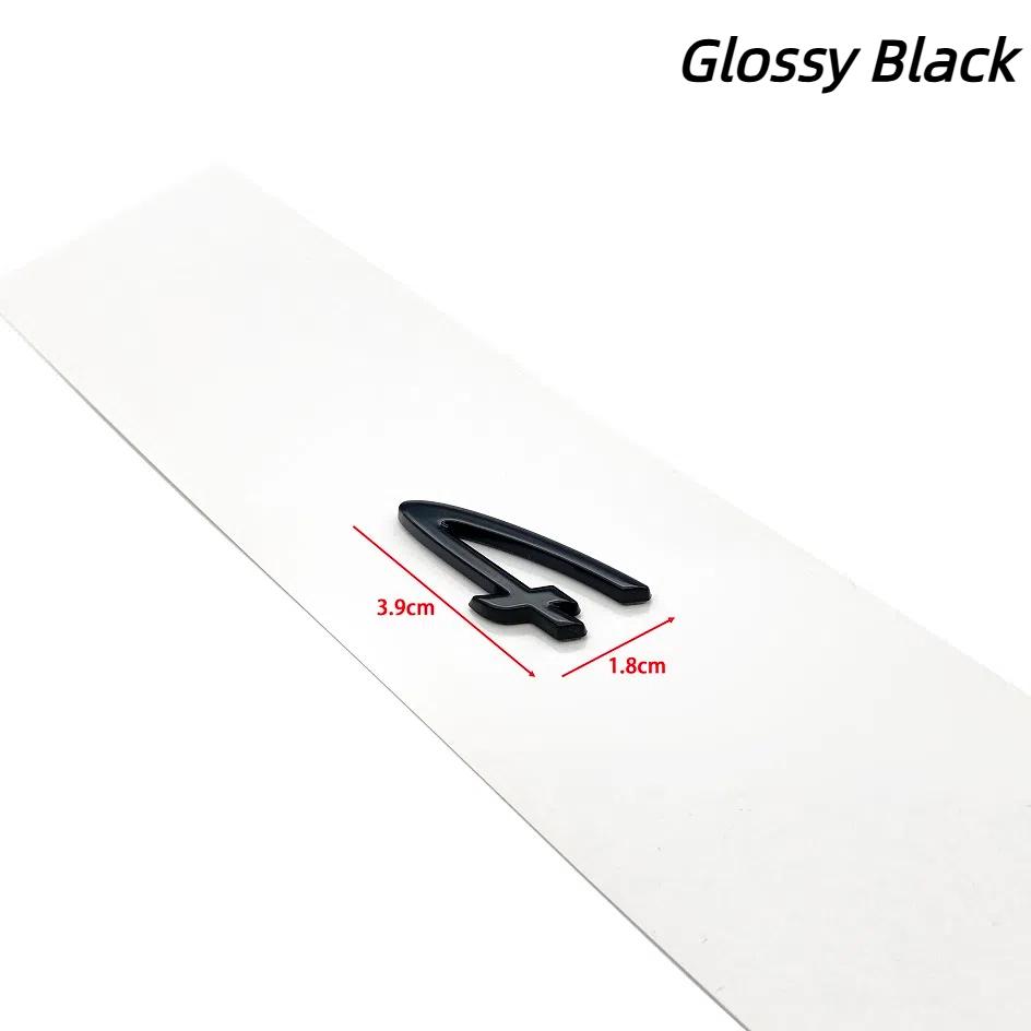1pcs 4 S ABS New Car logo Fender side sticker Rear Bumper tail door trunk sticker car rear Emblem sticker styling Accessories